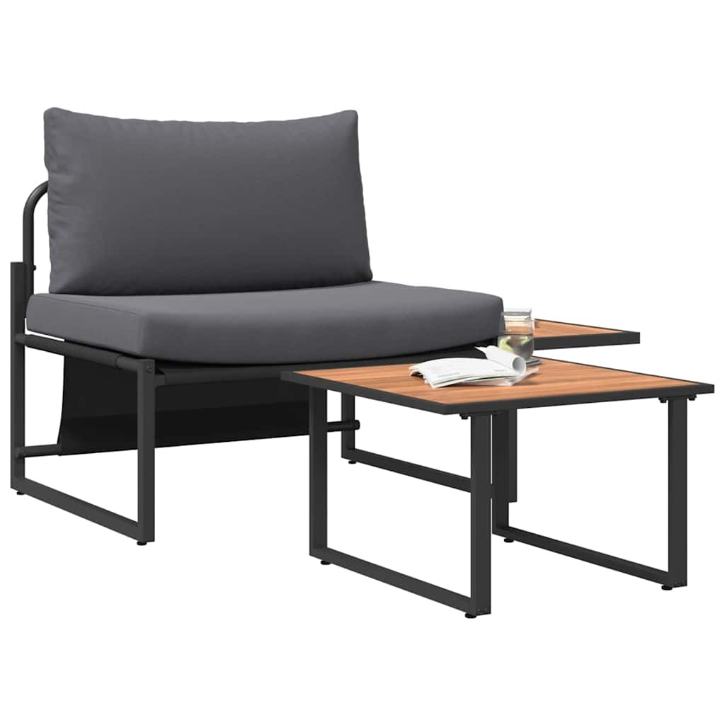 Garden Sofa Set 2 pcs Anthracite Garden Sofa Set 2