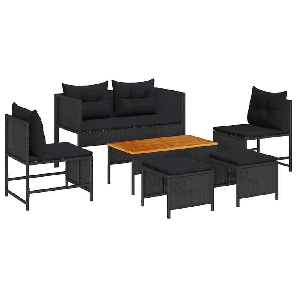 Garden Sofa Set 6 pcs Poly Rattan Garden Sofa Set 6