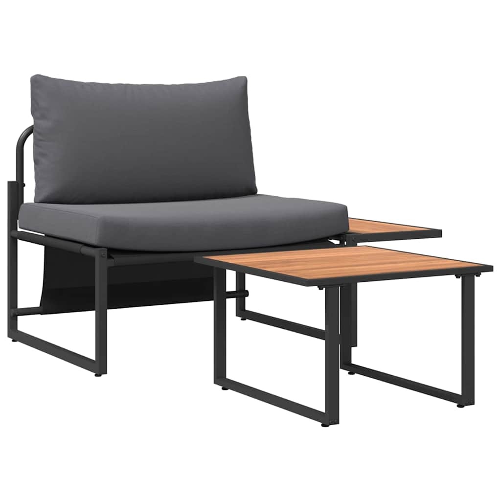 Garden Sofa Set 2 pcs Anthracite Garden Sofa Set 2