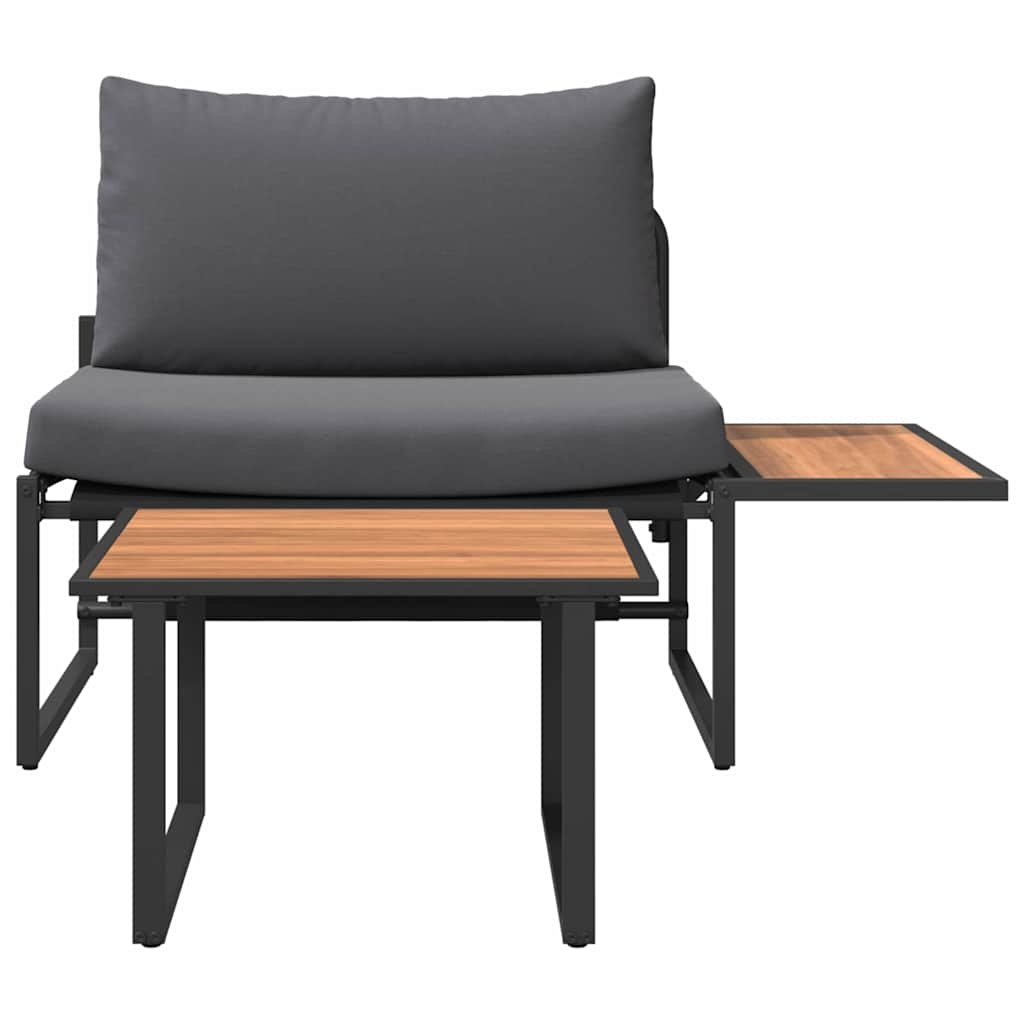 Garden Sofa Set 2 pcs Anthracite Garden Sofa Set 2